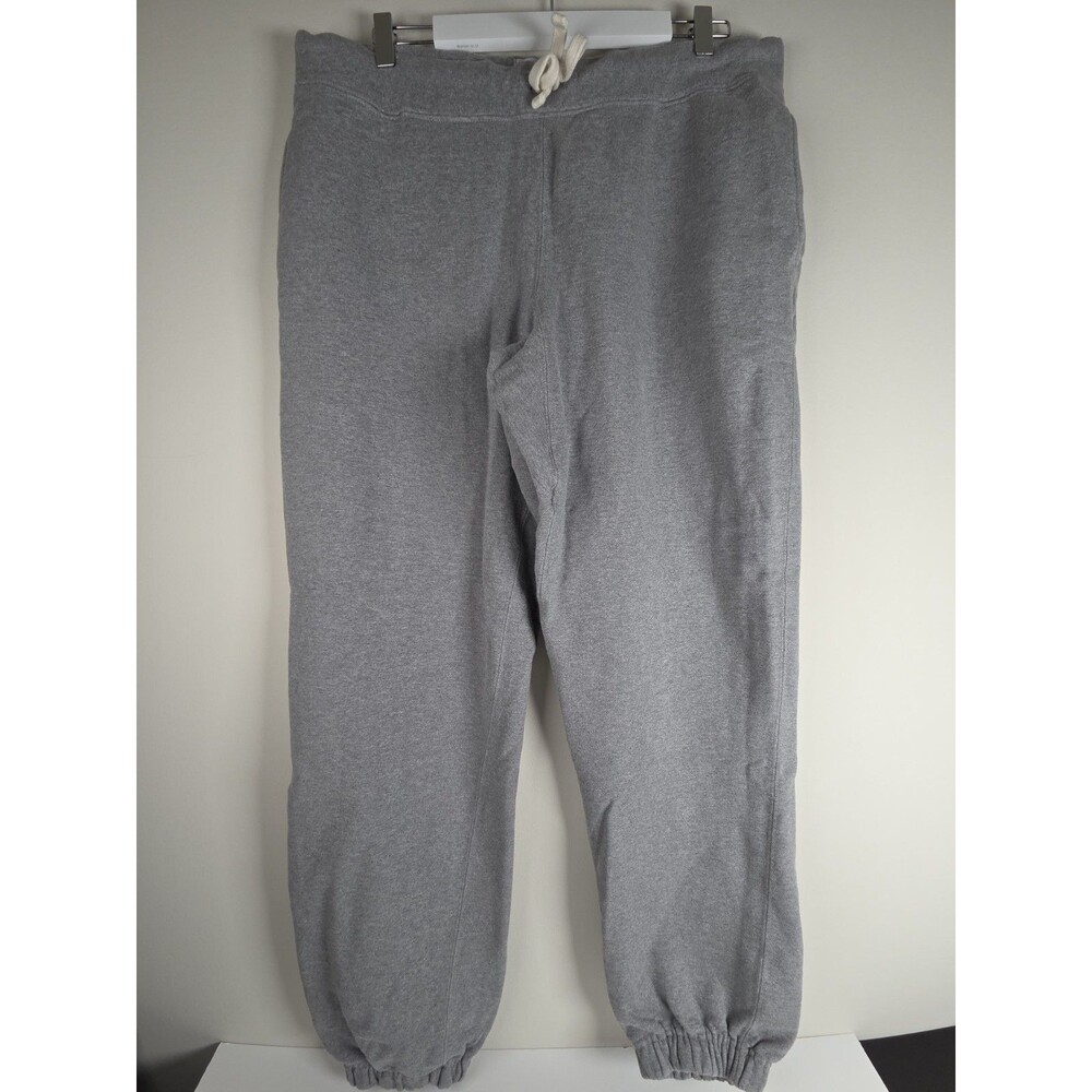 American Giant Sweatpants Mens Large Gray Joggers 100% Cotton USA Made